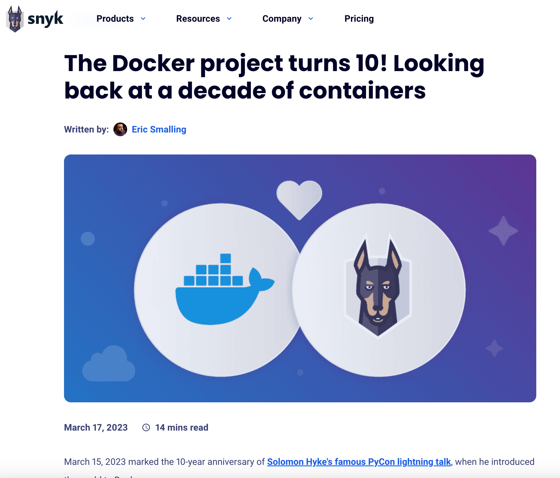 Docker Project Turns 10
